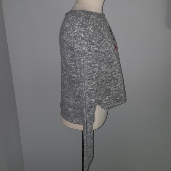 Bluecrush women's Cropped long sleeve sweater Size L - Picture 3 of 16